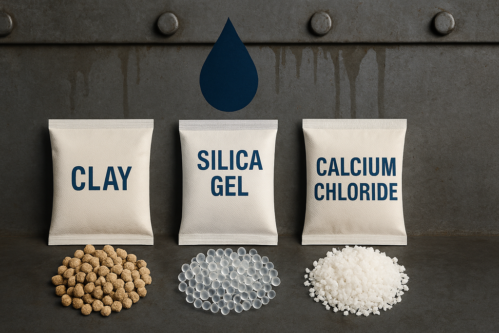 Valg av tørkemiddel ved transport og lagring