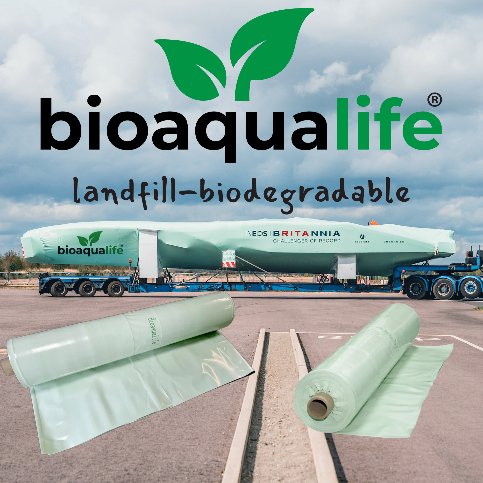 bioWRAP® biologisk nedbrytbar krympeplast